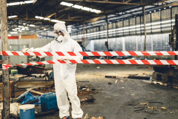 Professional Biohazard technician working in South Vienna, OH